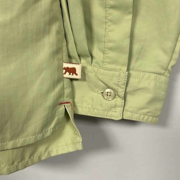 Dakota Grizzly Performance Moisture Wicking Vented Light Green Long Sleeve Shirt - Picture 5 of 9